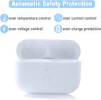Compatible with for Wireless AirPod Pro 1st & 2nd Generation Charging Case Replacement, Compatible with for AirPod Pro 1st & 2nd Charger Case with Bluetooth Pairing Sync Button